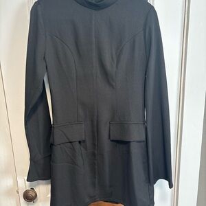 SHEIN Black Long Sleeve Dress